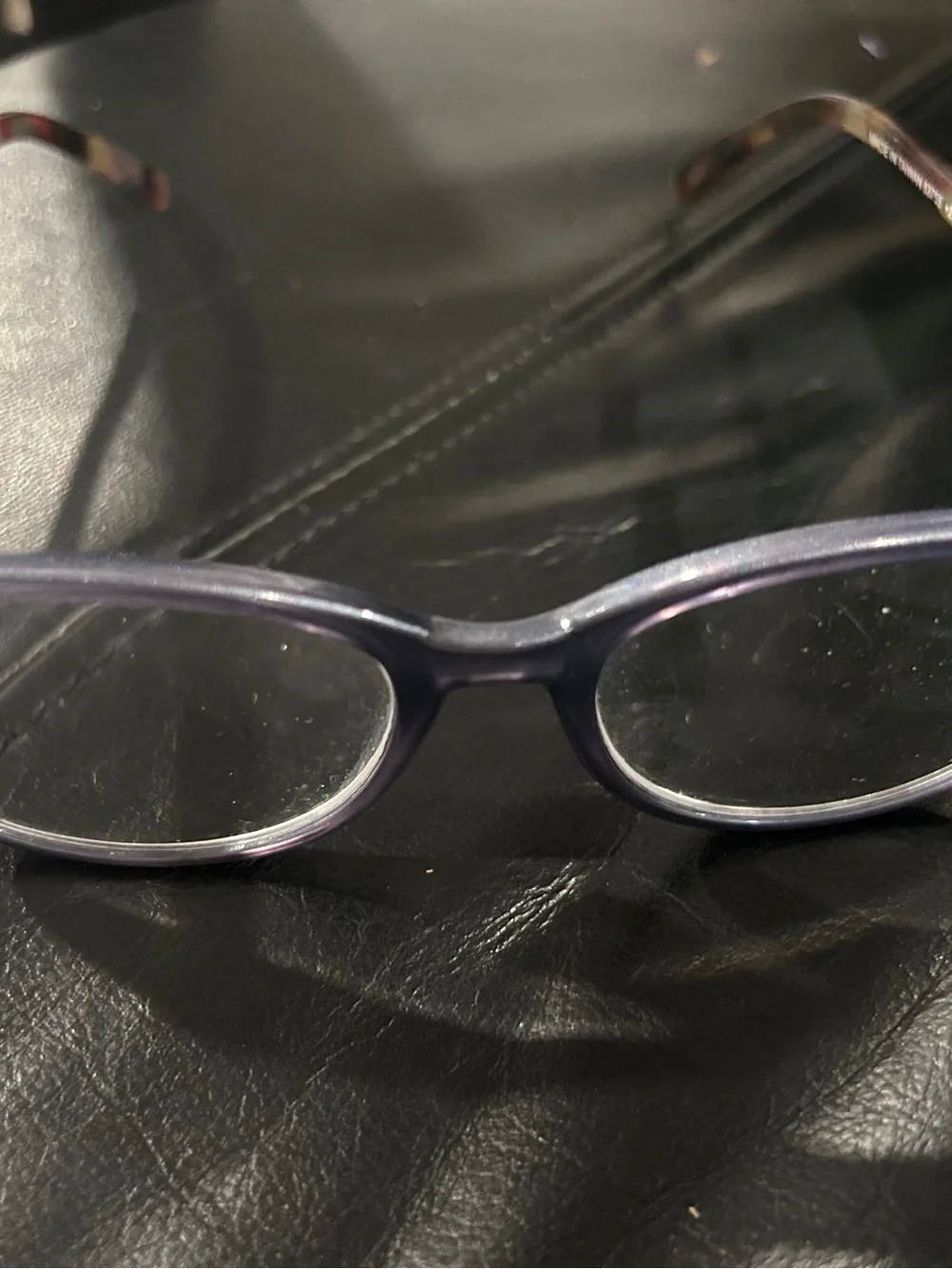 Clear Lavender Frame reading 2.25 Glasses - Classic Cat-Eye Style